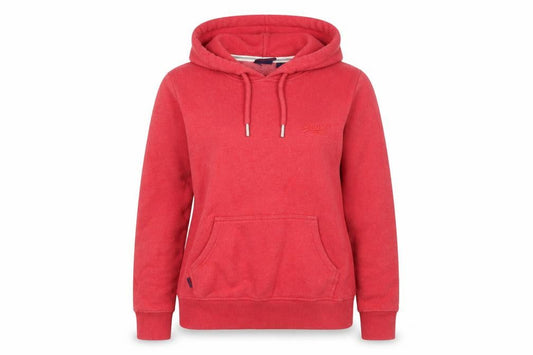Superdry Women's Red Pullover Hoodie Size 8