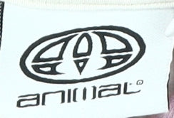 Close-up detail of Animal girls’ pink pullover hoodie, 13-14 years, cosmic theme