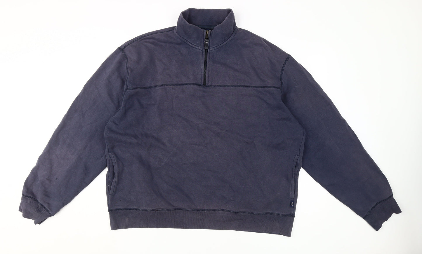 GAP Men's Blue XL 1/4 Zip Sweatshirt