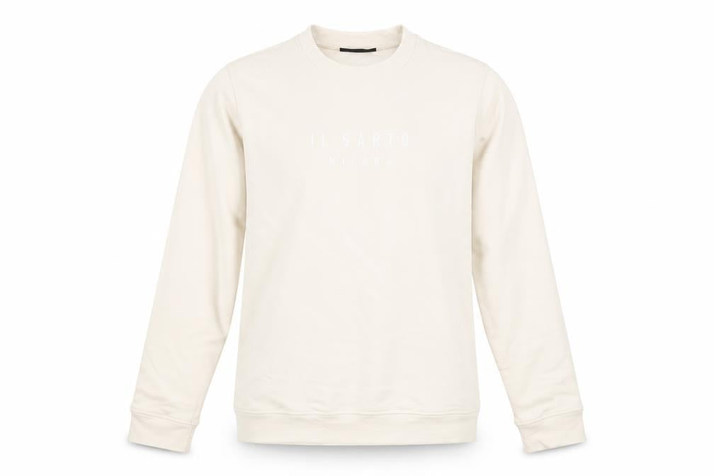 Il Sarto Beige Pullover Sweatshirt M Unisex