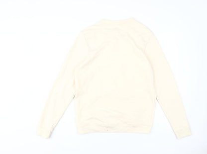 Il Womens Sarto Beige Pullover Sweatshirt M