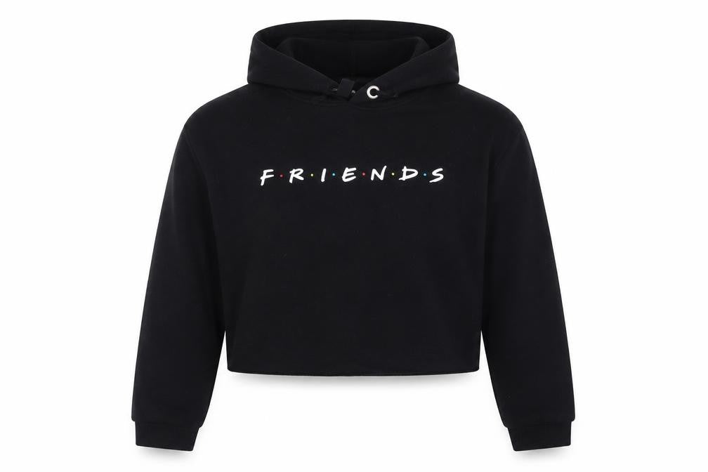 Friends Black Pullover Hoodie - Unisex Kids 14-15 Years