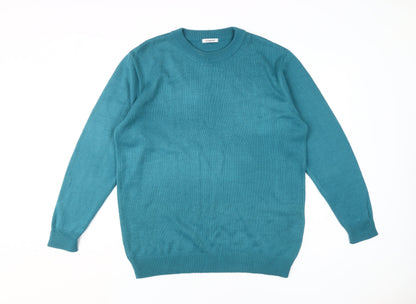 Damart Women’s Green Acrylic Pullover Jumper M