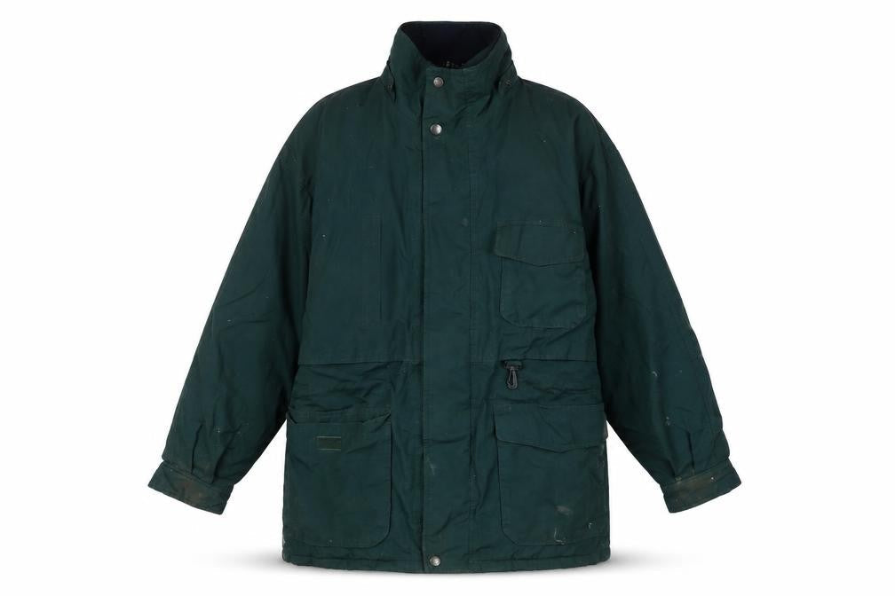 St. John's Bay Men's Green Large Parka Jacket