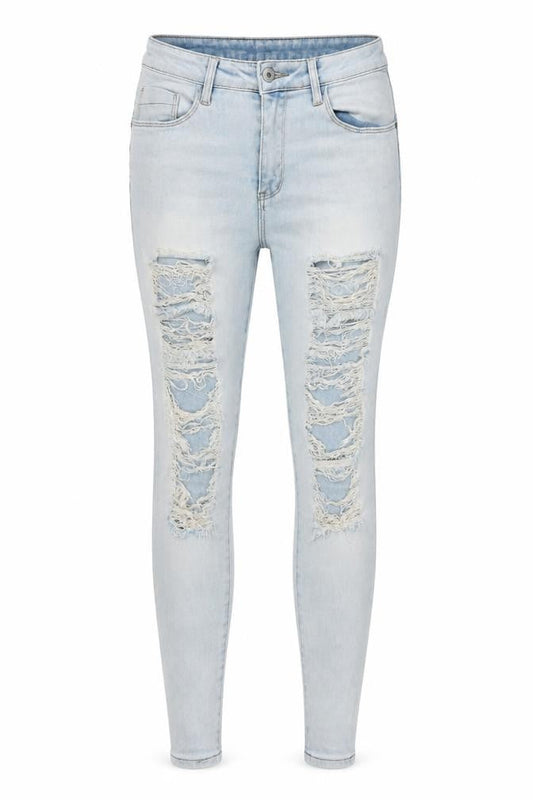 Daysie Women's Blue Distressed Skinny Jeans Size 12