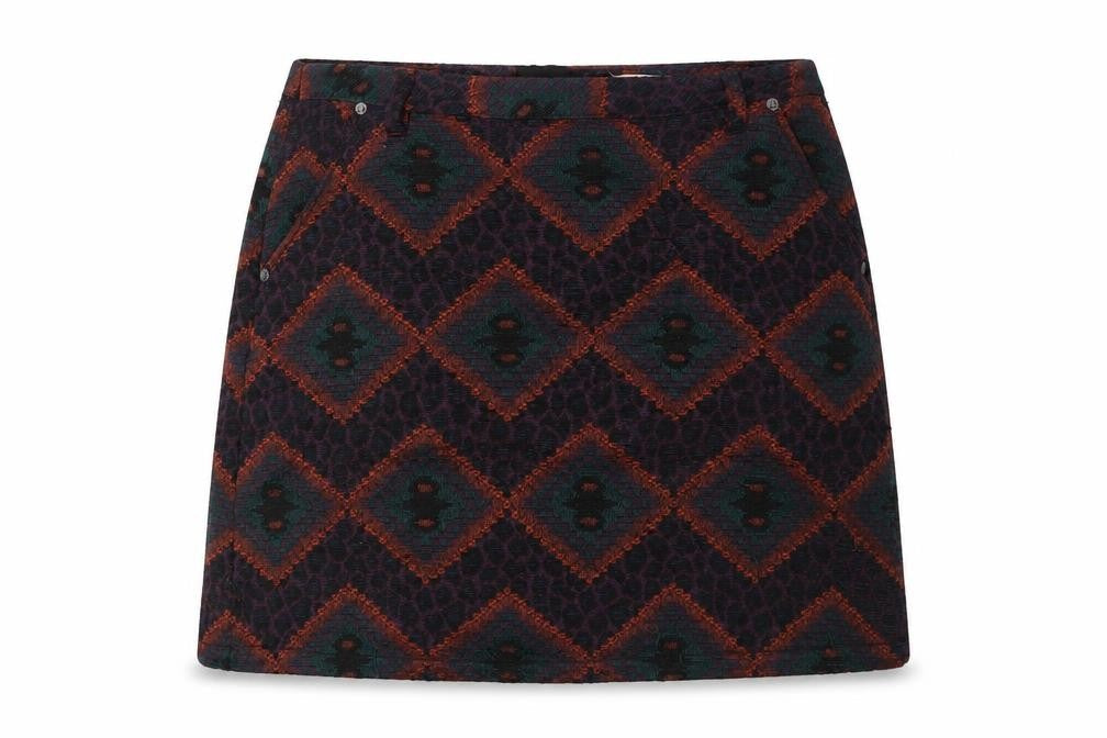 Marks & Spencer Women's Multicoloured Geometric Skirt