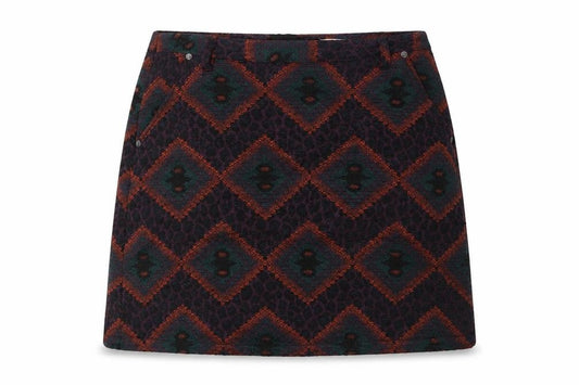 Marks & Spencer Women's Multicoloured Geometric Skirt
