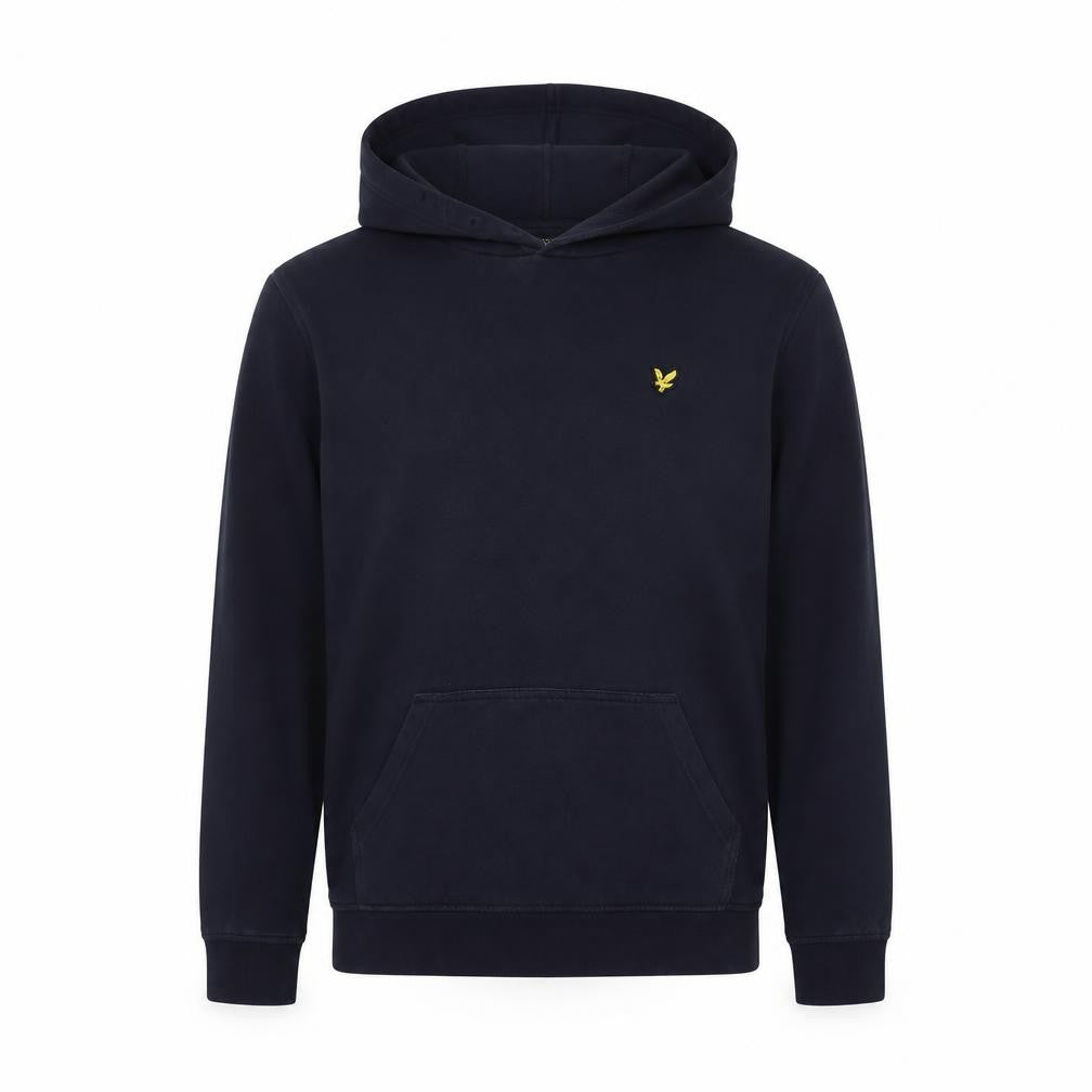 Lyle & Scott Boys Blue Hoodie Pullover 12-13 Years Logo Casual