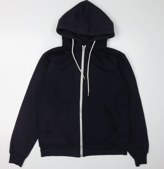 American Authentic Men's Black Full Zip Hoodie XS
