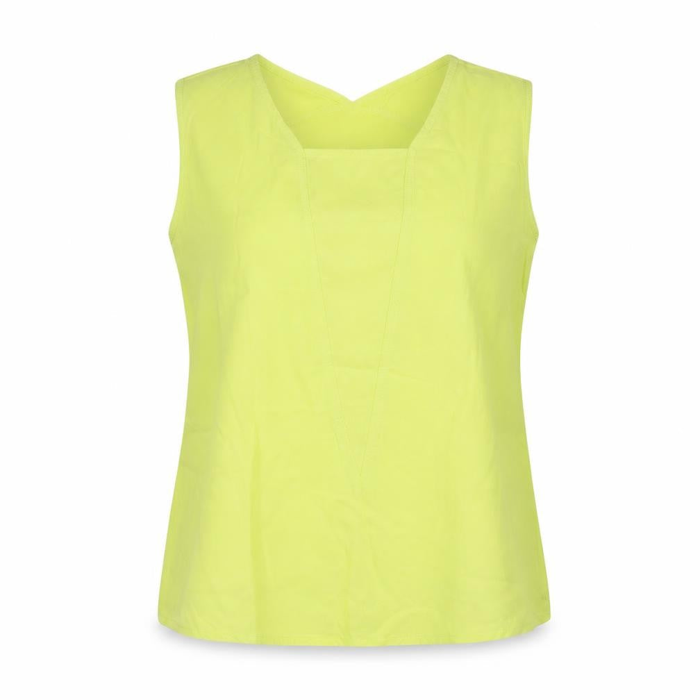 Vero Moda Women's Green L Tank Top - Lightweight Cotton
