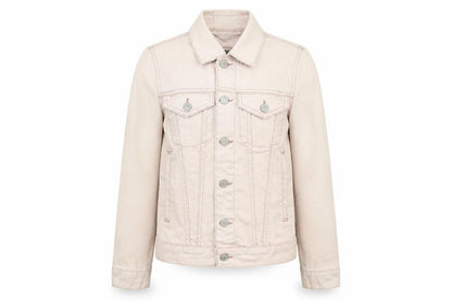 River Island Women's Beige Denim Jacket 2XS