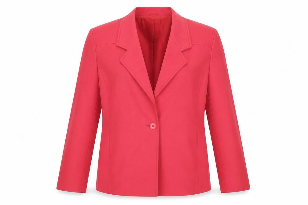 Country Casuals Women's Red Wool Blazer, Size 12