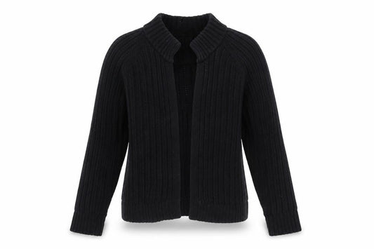 Gap Black Cotton Collared Women's Jumper Size M