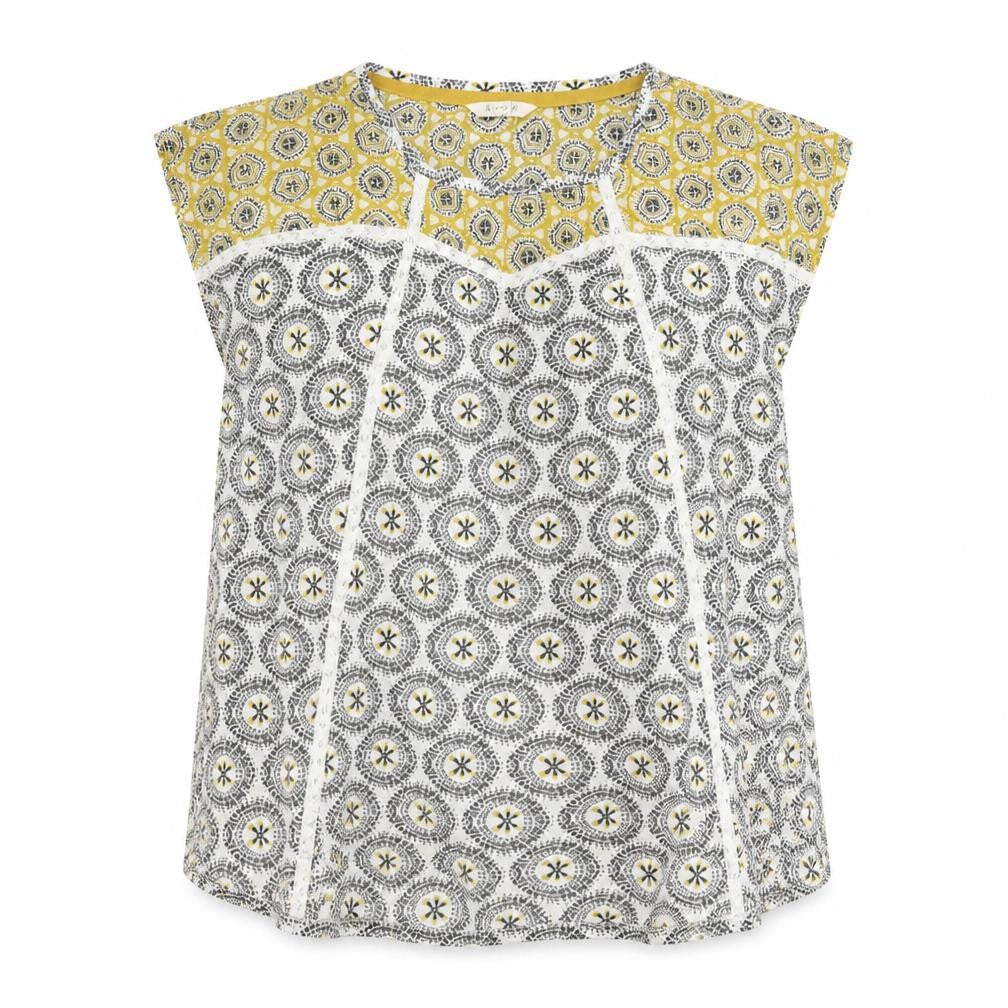White Stuff Women’s Geometric Blouse UK 14