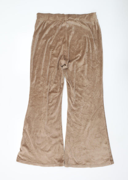 Preloved Disney Women's Brown Flared Trousers M - Back