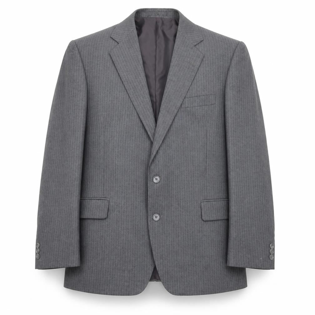 Harbarry of England Men's Grey Blazer, Size 44 Short, Regular Fit