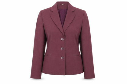 Front view of Style by EWM Women's Purple Suit Jacket, size 12