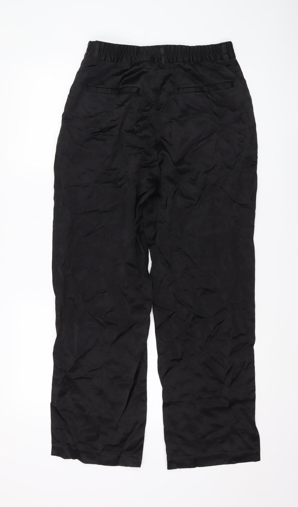 Zara Women's Black Regular Fit Trousers