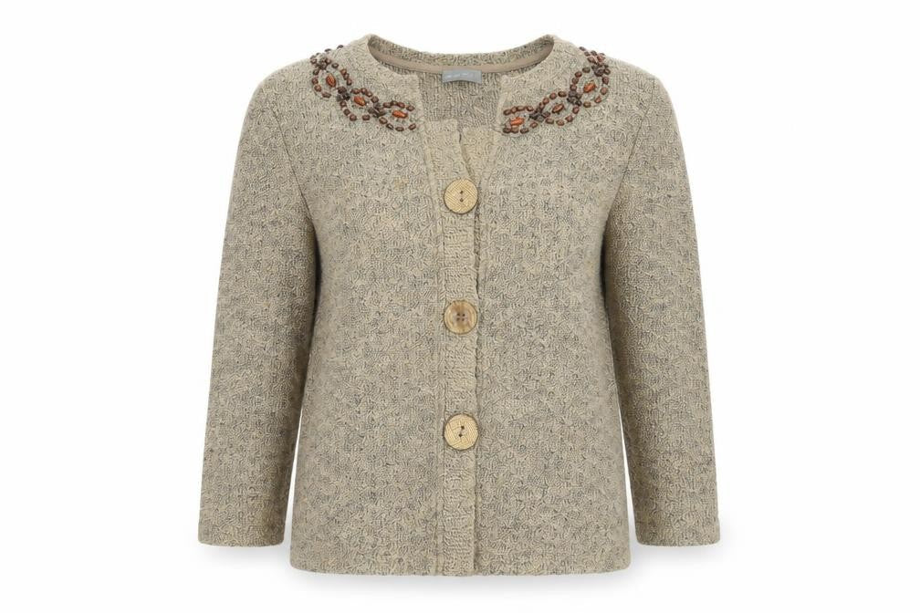 Marks & Spencer Women's Beige Cardigan Size L