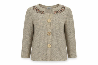 Marks & Spencer Women's Beige Cardigan Size L
