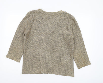 Marks & Spencer Women's Beige Cardigan Size L