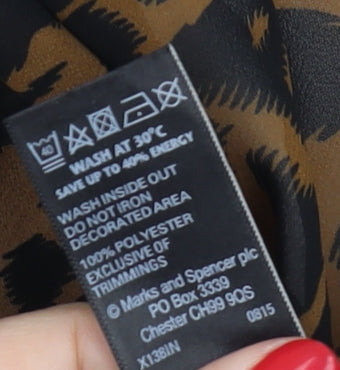 Marks and Spencer Women's Multicoloured Blouse Size 14