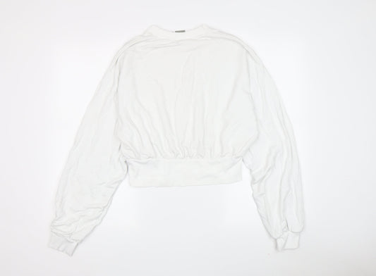 ASOS Women's White Pullover Sweatshirt Size 10