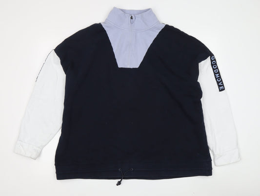 Marks and Spencer Women's Blue 12 Pullover Sweatshirt