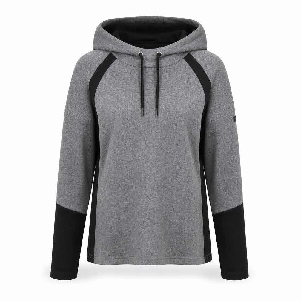 Firetrap Women's Grey Black Hoodie Size 10 Regular Fit