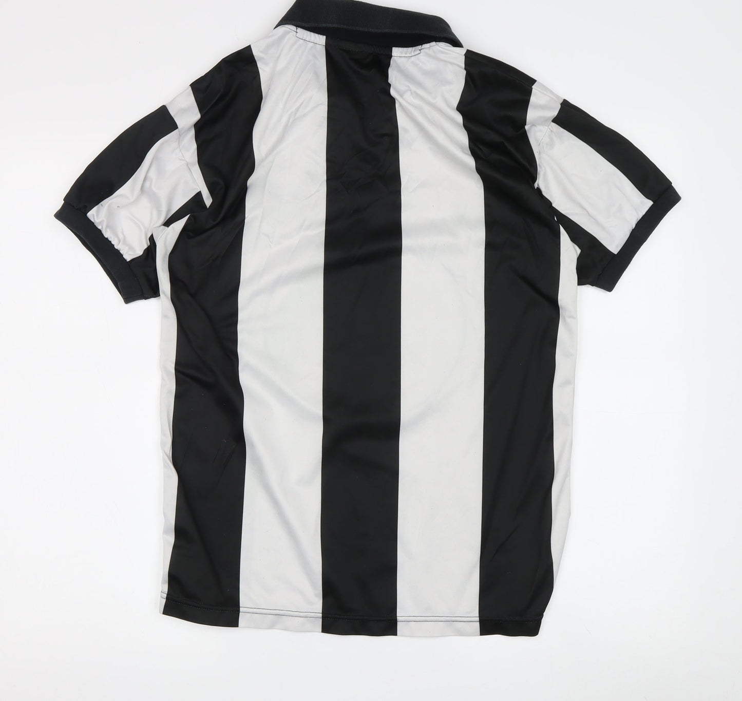 ScoreDraw Men's Black S Football Polo Jersey