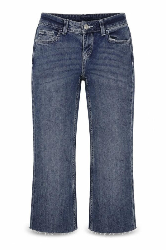 H&M Women's Blue Cropped Jeans Size 6