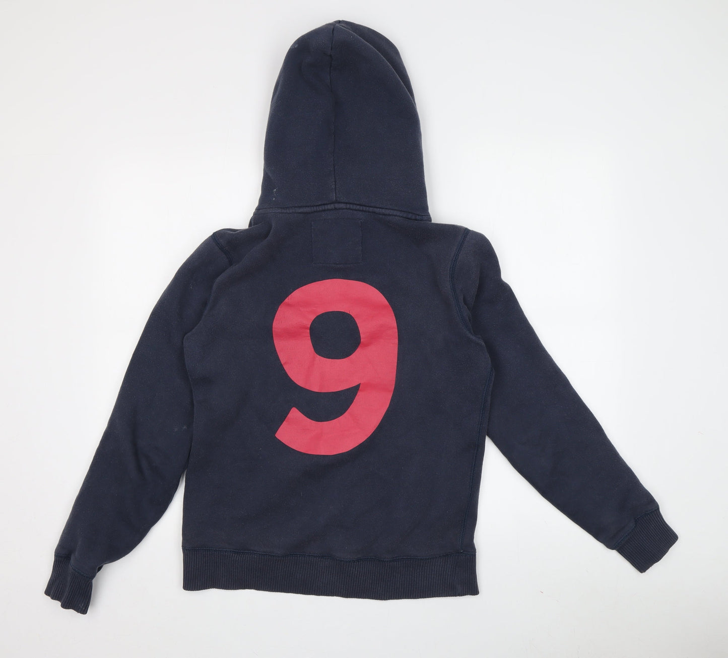 Jack Wills Women's Blue Logo Pullover Hoodie Size 8