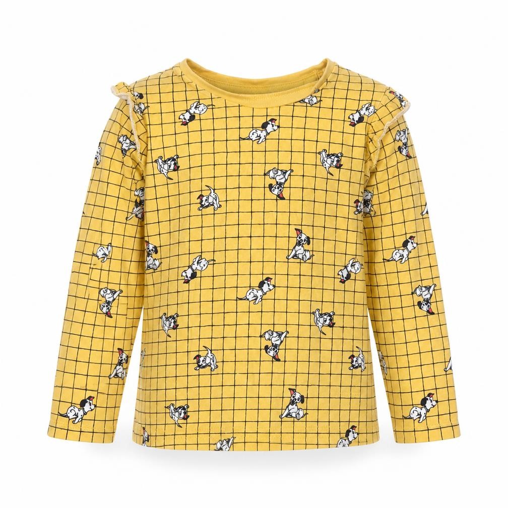 George Girls Yellow 101 Dalmatians T-Shirt, 2-3 Years