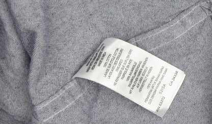 Brand and care label for French Connection Men's Grey Long Sleeve Button-Up Shirt