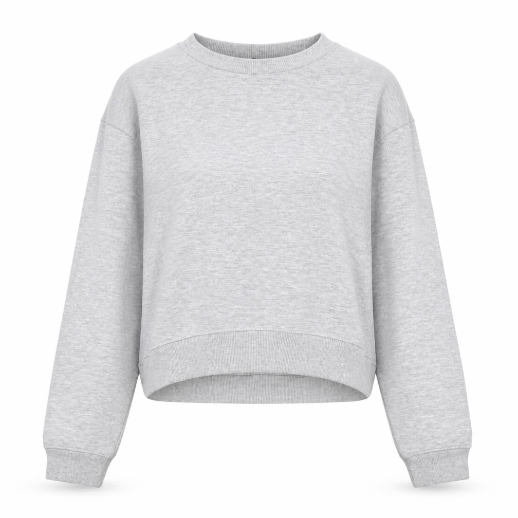 Stradivarius Women's Grey S Pullover Sweatshirt