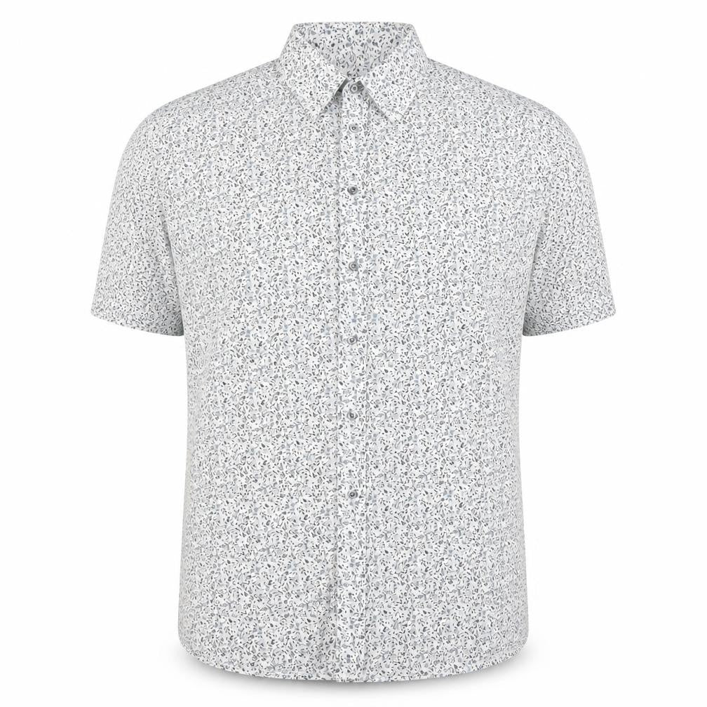 Double TWO Unisex Floral Button-Up Shirt Size 16