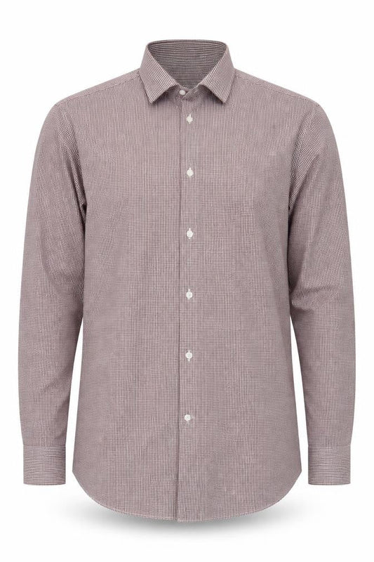 Next Men's Multicoloured Check Button-Up Shirt 17 Long Sleeve