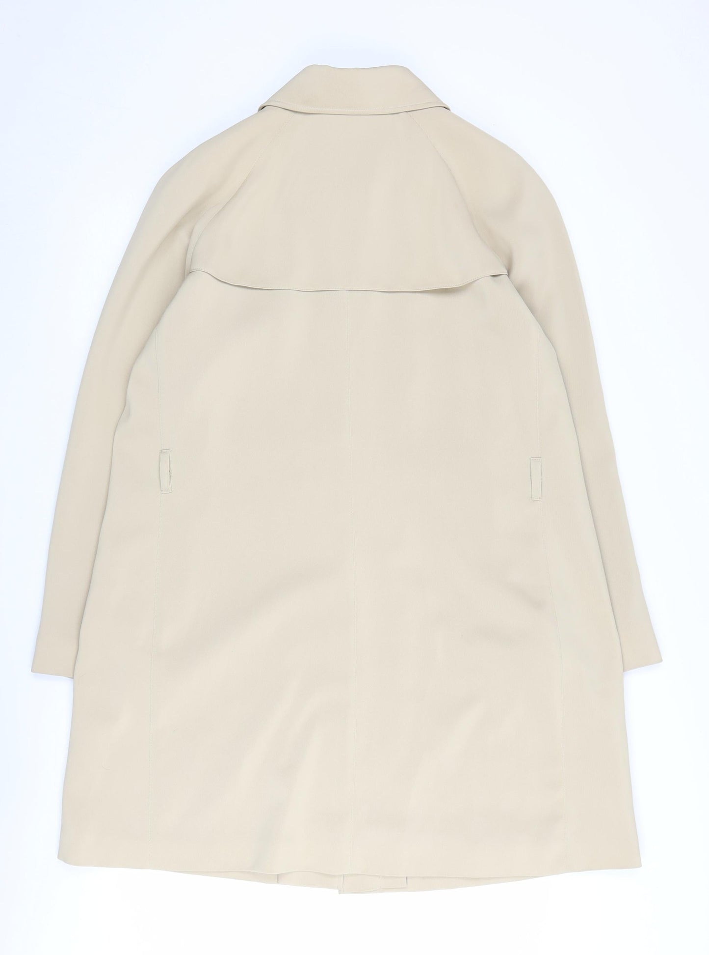 Marks and Spencer Women's Beige Long Overcoat Size 14