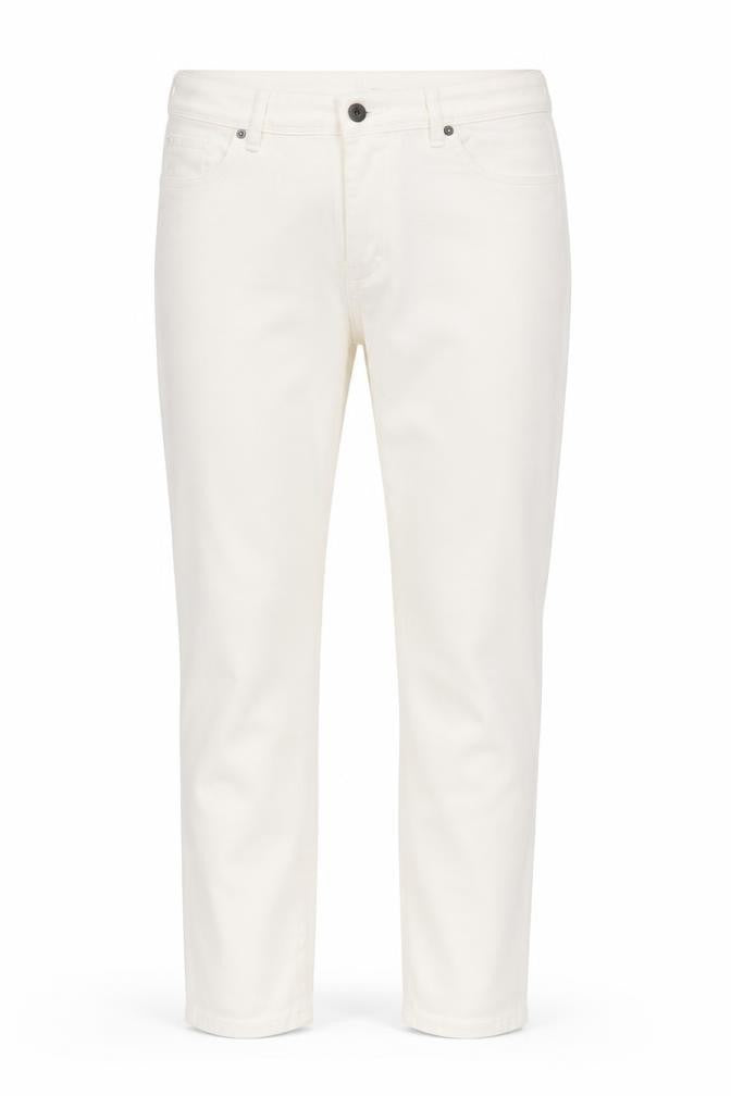 Jacqueline de Yong Women's White Straight Jeans L