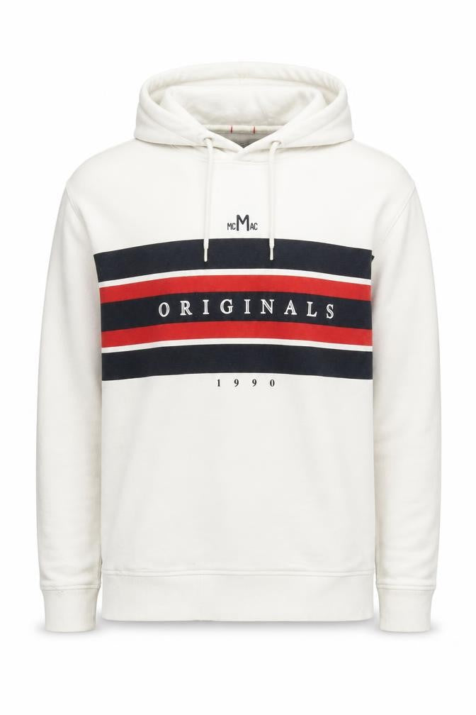 Jack & Jones Men's White Pullover Hoodie M