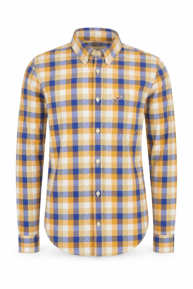 Hollister Men’s S Multicoloured Check Button-Up Shirt