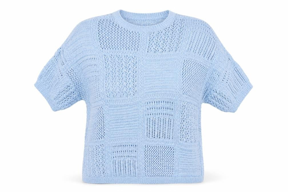 ASOS DESIGN Women's Blue Crew Neck Pullover Jumper S