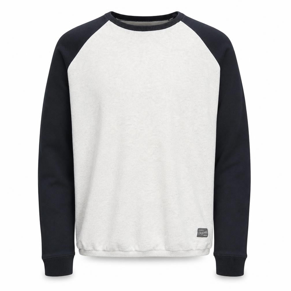 Jack & Jones Men's Grey Pullover Jumper, Size S, Casual Wear