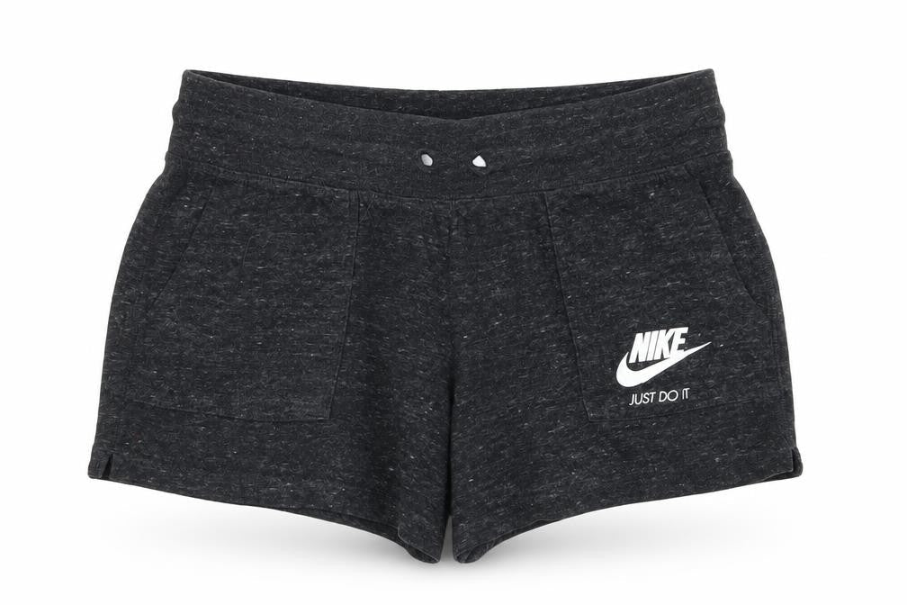 Nike Girls Black Athletic Shorts XL Cotton Polyester