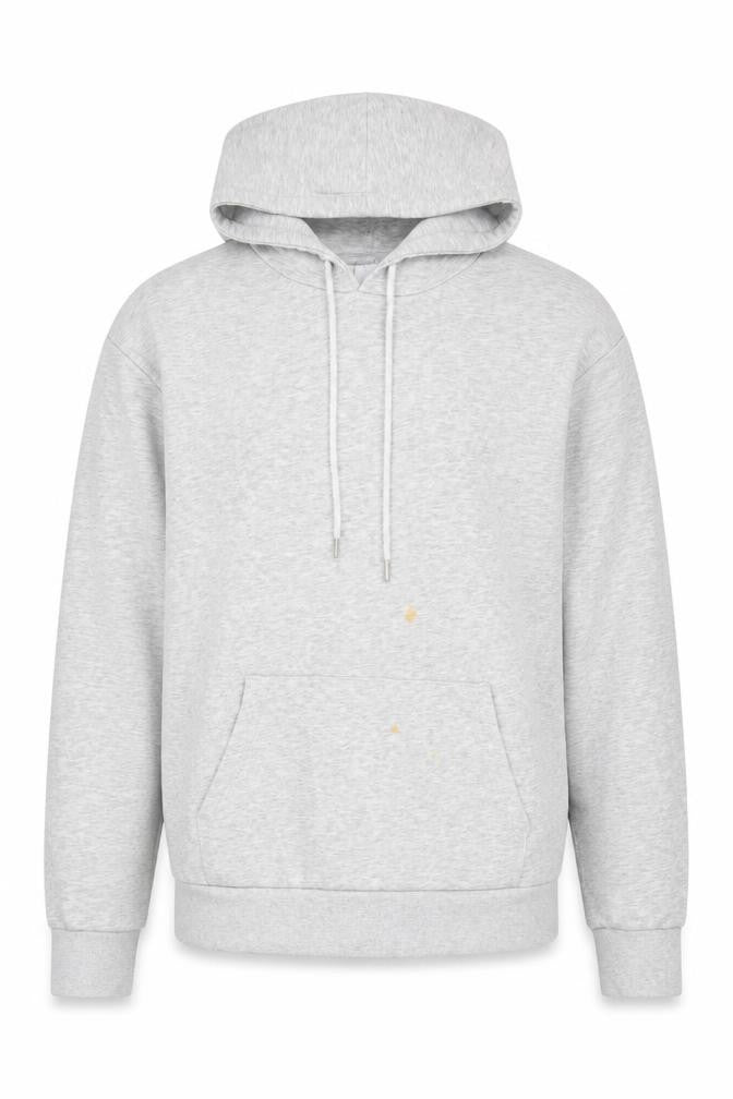Collusion Men's Grey Hooded Pullover Hoodie L