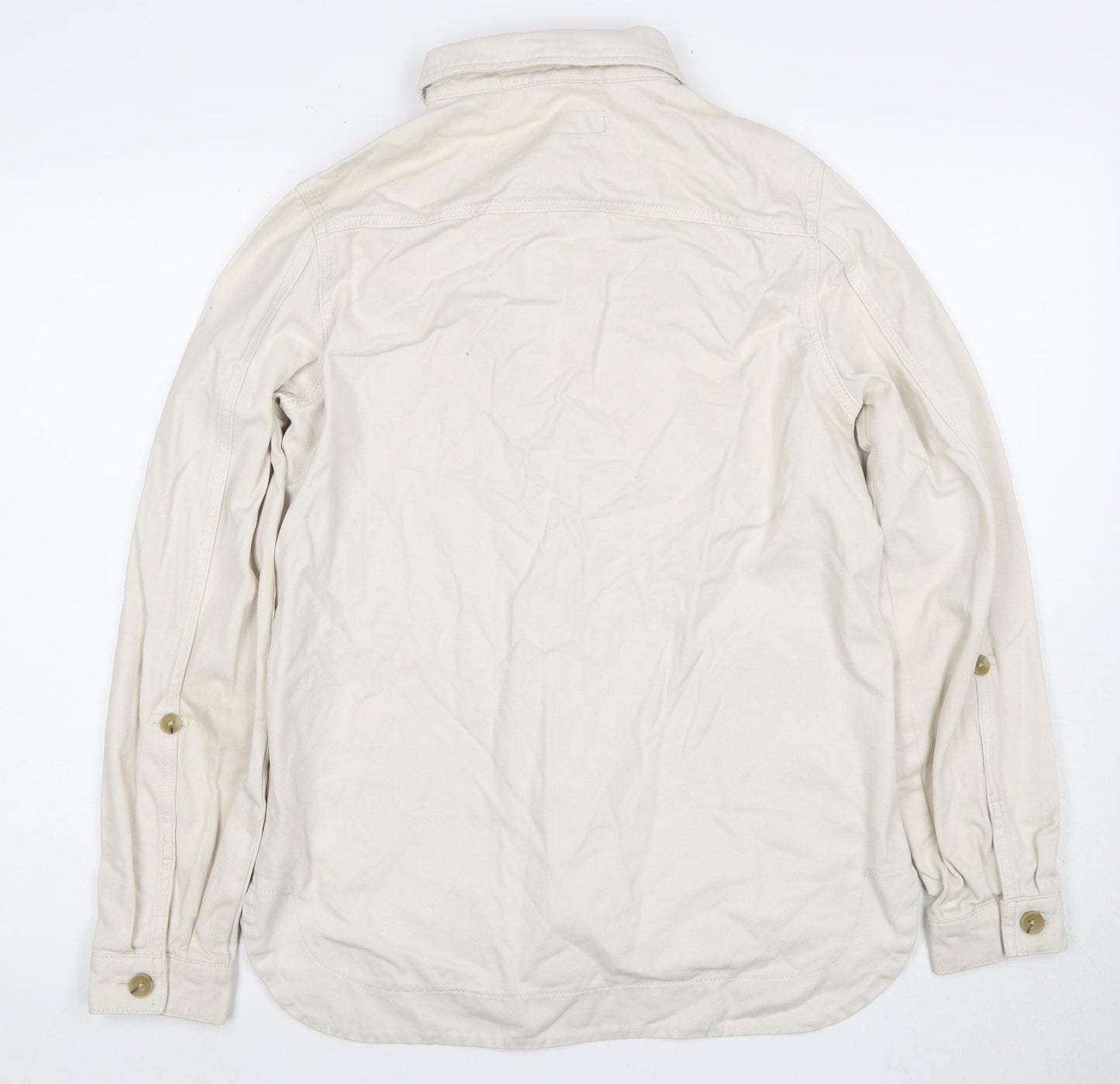Next Women's Beige Cotton Jacket - Size 10