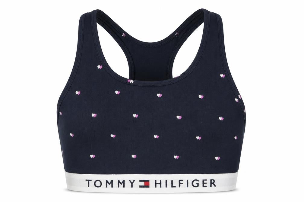 Tommy Hilfiger Girls Black Crop Tank Top, Size 14-15 Years