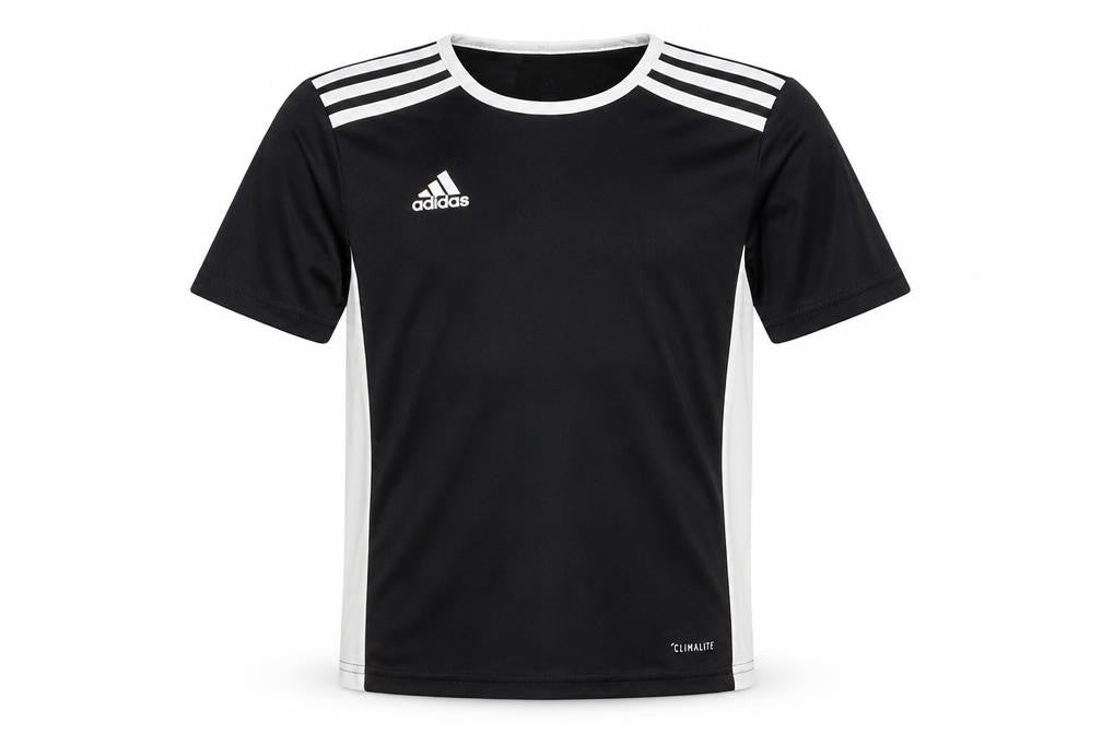 Adidas Boys Black S Jersey T-Shirt Athletic Fit