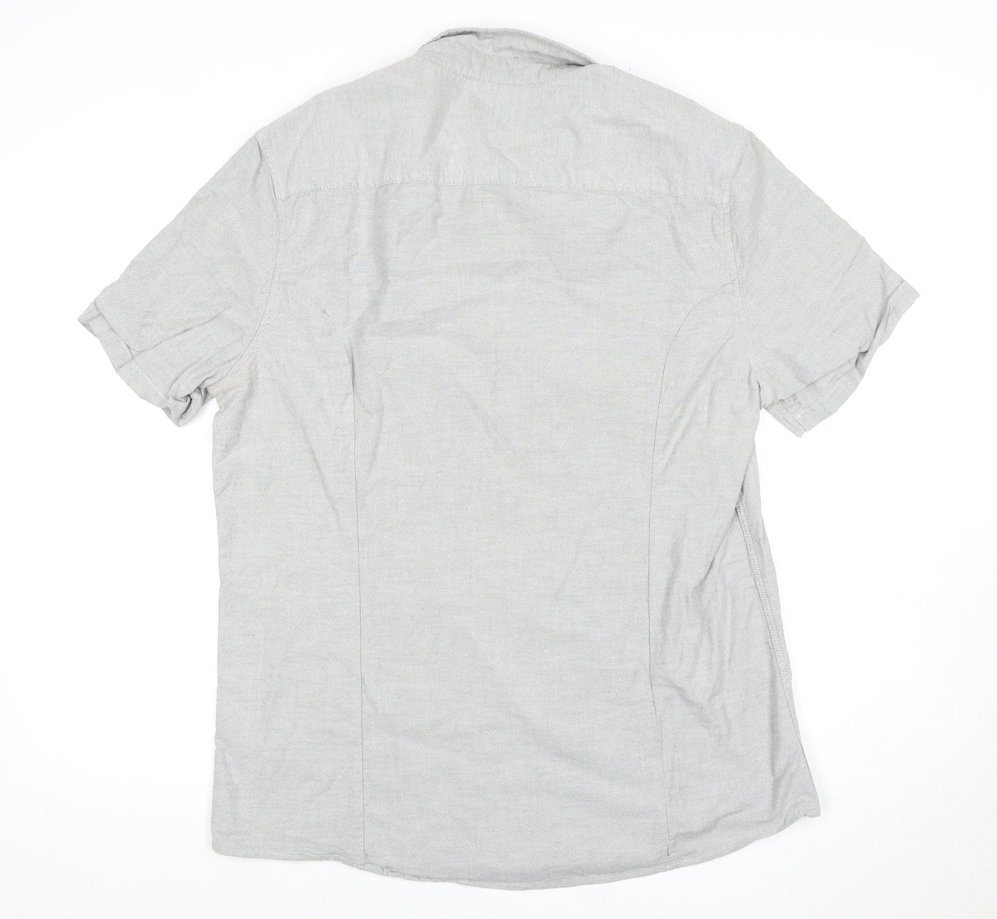 ASOS Men's Grey XL Casual Button-Up Shirt