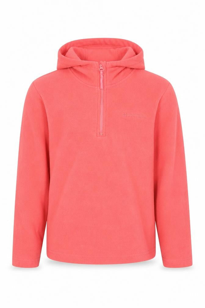 Mountain Warehouse Girls Pink Fleece Hoodie Pullover 7-8